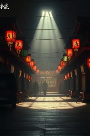 《灯下无人》深夜写字楼只亮一扇窗的竖版封面